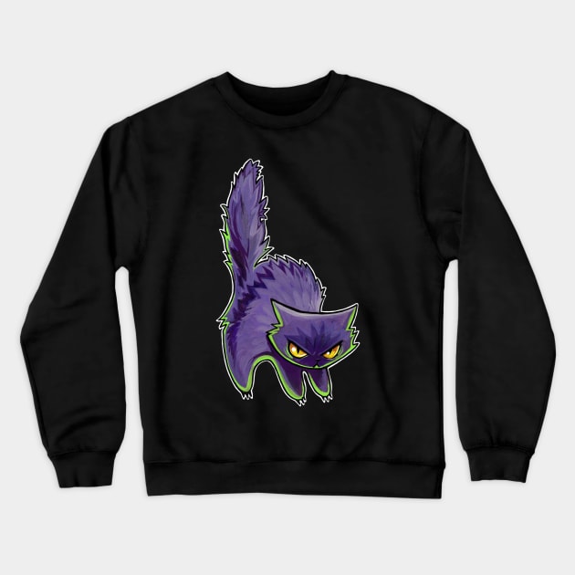 Purple hiss Crewneck Sweatshirt by BiancaRomanStumpff